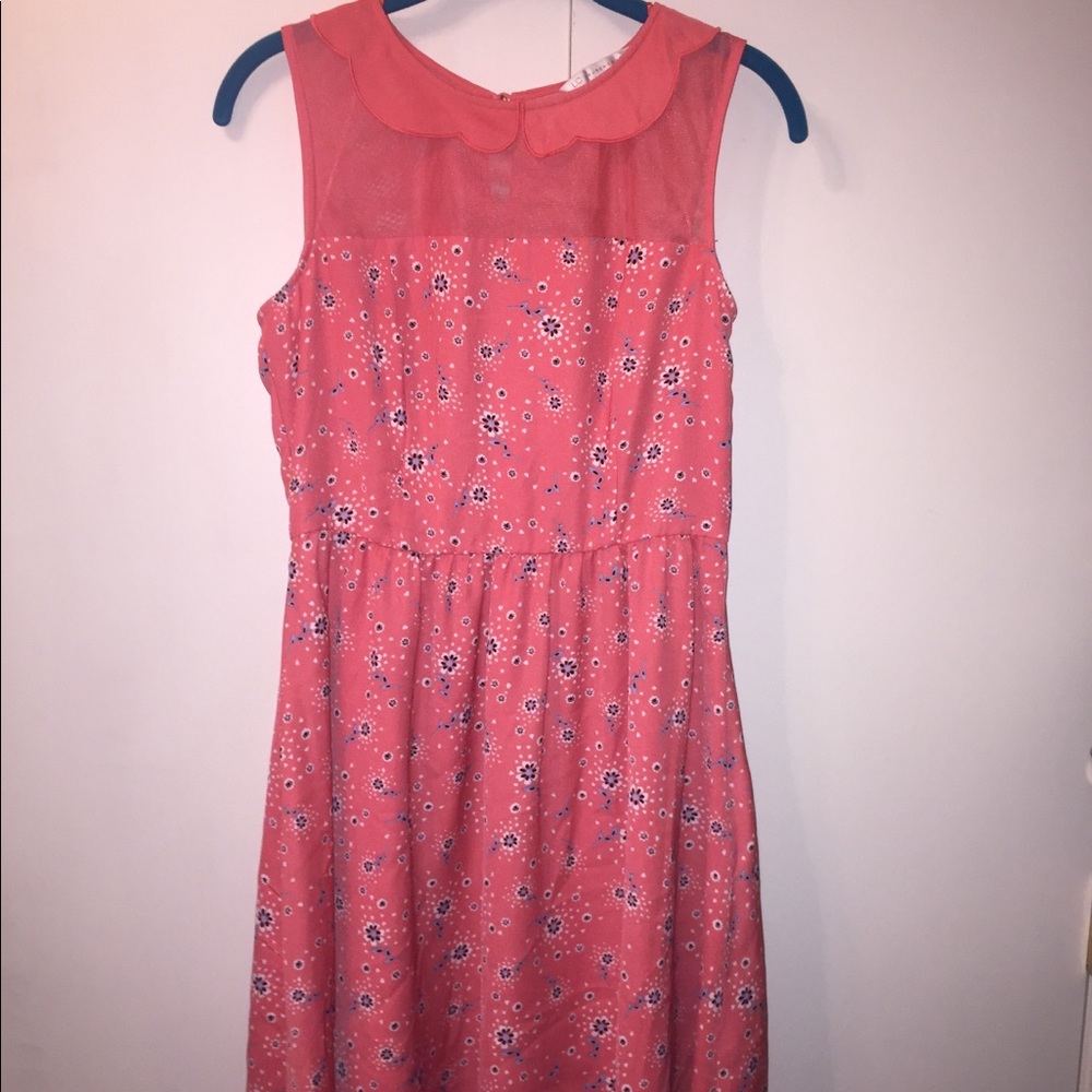 Floral Collard Dress